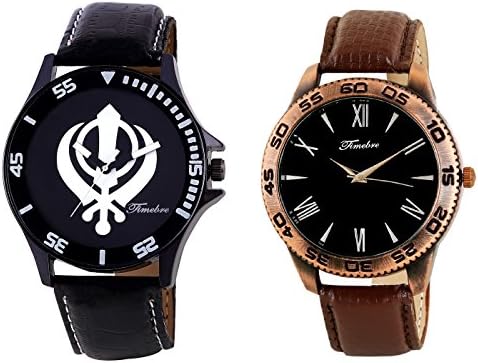 Timebre Men Copper Khanda Casual Analog Watch