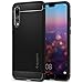 Price comparison product image Huawei P20 PRO Case, Spigen [Rugged Armor] Original Carbon Fiber Design Shock Absorption Air Cushion Technology Drop Protection Phone Case Cover for Huawei P20 PRO (2018) - [Black] - L23CS23083