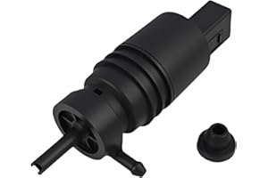 KWINFEI Waschwasserpumpe, Elektrische 12V Waschwasserpumpe Ersatz für Wischwasser Auto Front- und Heckscheibe, Scheibenreinigungsanlage Monopumpe Kompatibel mit Au, di Sko, da, einfache Montage