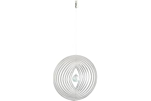 NATURE'S MELODY Nature 's Melody Cosmo Wind Juego, pequeño y Redondo, Aprox. 5 Pulgadas, 12 cm, Plata