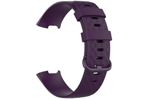 Vaporly UK Replacement Watch Strap For Fitbit Charge 3 / Charge 4 / Charge 3 SE Strap Standard Silicone Wristband Band Watch Wrist Straps