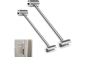 Xyvor 2 Piezas Llave de Ajuste de Hueco de Bisagras, Llave de Ajuste de Bisagras, Herramienta de Ajuste de Bisagra de Puerta, para Puertas Seguridad Salas Blancas Contra Incendios (8-25 mm)