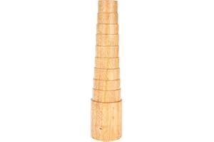 ‎SONEW Duevin bransoletka regulator biżuteria deformacja narzędzie do naprawy okrągła drewniana bransoletka krokowa rozmiar trzpień regulowana bransoletka regulowana regulowana drewniana bransoletka trzpień