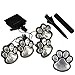 Produktbild Youn 4 Solar Cat Animal Paw Print Lights Garden Lantern LED Path Lamp/White