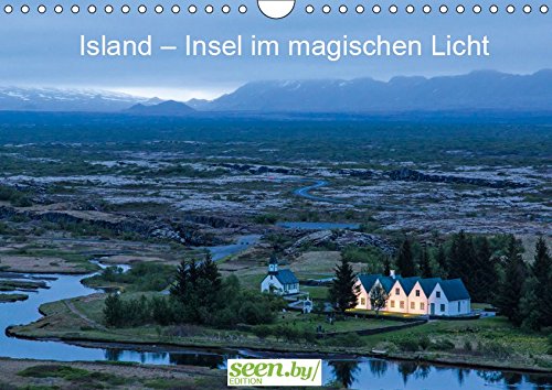 Island - Insel im magischen Licht (Wandkalender 2019 DIN A4 quer): Die schönsten Bilder aus einem Land von Feuer und Eis (Monatskalender, 14 Seiten ) (CALVENDO Natur)