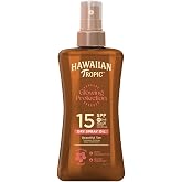 Hawaiian Tropic Glowing Protection Dry Spray Oil SPF15 Koruyucu & Bronzlaştırıcı Yağ 200 Mililitre
