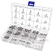 Produktbild Aussel Sechskantschraube Schraubenmuttern Edelstahl M2 M3 M4 Schraubenmuttern Sortiment 360 Stück (Hex Screws-360PCS)
