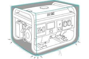 K&S KÖNNER&SÖHNEN Könner & Söhnen KS Cover 10 – Copertura protettiva in poliestere impermeabile, antipolvere e robusta per proteggere il generatore