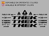 Encaje perfecto Ecoshirt OT-KRT7-RY3D Pegatinas Trek Fuel Ex 9.9 Bikes F144 Stickers Aufkleber Decals Autocollants Adesivi MTB BTT, Negro