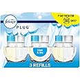 Febreze Odor-Fighting Fade Defy PLUG Air Freshener Refill, Linen & Sky, (3) .87 fl. oz. Oil Refills
