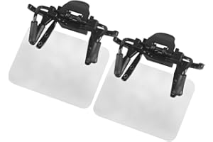 DONGKER Patch pour Lunette de Tir 3×4cm,2 Pcs Cache-œil de Tir Lunettes de Tir,Angle Réglable a 180 °,pour Entraînement Sportif et Tir