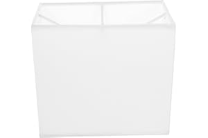 OUNONA Pantallas Lamparas Pantalla De Lámpara Rectangular Para Lámparas De Mesa Reemplazo Elegante Para Decoración De Hogar Y Hoteles Estilo Rústico Y Farmhouse