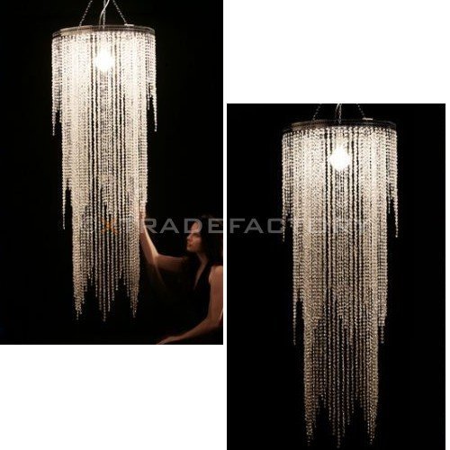 KRONLEUCHTER STRASS von DESIGN DELIGHTS lampenschirm hängelampe leuchte deckenlampe