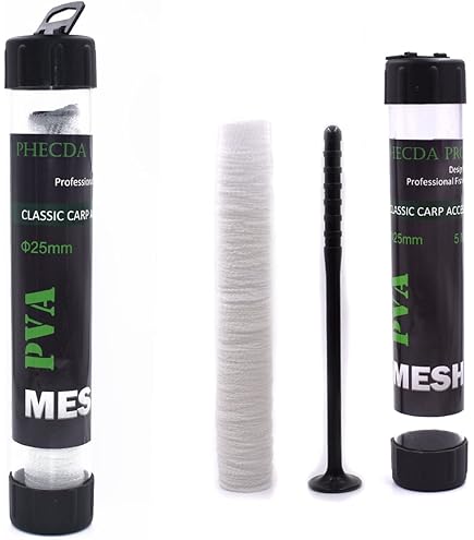 Fishing Net, PVA Mesh Water Soluble Narrow Fish Net, Refill Stocking Trap Bait Bag