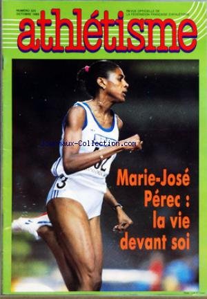 ATHLETISME [No 325] du 01/10/1989 - MARIE-JOSE PEREC - LA VIE DEVANT SOI