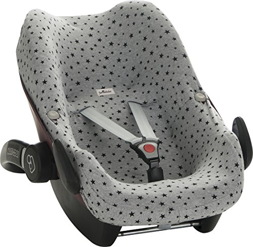 Janabebe® – Baumwollbezug Black Star Pebble Maxi -Cosi y Bébé confort, Abdeckung Stubenwagen , Autositz - 2