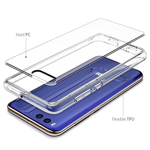 Funda para Xiaomi Mi 6  Ringke  FUSION  Protector de TPU con parte posterior transparente de PC protectora biselada para Xiaomi Mi6 - Transparente Clear