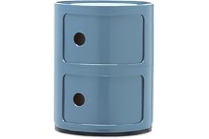 Kartell Componibili, Mobile Contenitore 2 Elementi, Azzurro