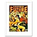 Produktbild COMIC BOOK COVER CAPTAIN FUTURE MAN TOMORROW SCI FI MONSTER ART PRINT B12X12100
