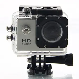 Captcha Sport Action Camera 2 inch LCD Screen 16 MP Full HD 1080P with 170? Ultra Wide-Angle Lens with 3 Year Warranty