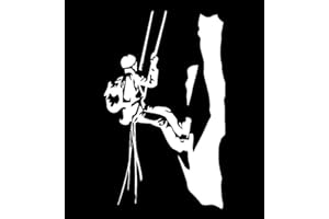 JAPANSAI Pegatina Escalada para Camper van Furgoneta 4x4 | Color Blanco Alpinismo para Coche Moto | Medidas: 17 cm x 10,4 cm | Decoración Camper Furgoneta Van Coche Moto Motocicleta Caravana