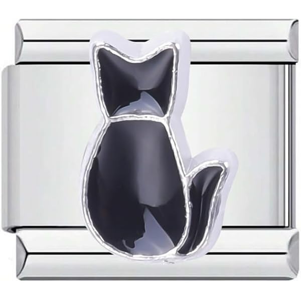 Stylysh 9mm Pet Paw Birthstone Charm - CZ Rhinestone Fits Traditional Italian Charm Bracelets