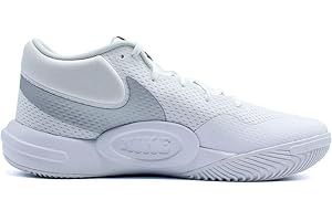 Nike Hyperquick Volleyball Shoes (FN4678-102, White/Photon Dust/Metallic Silver)