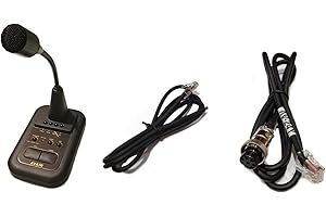 AVAIR AV-508 MICROFONO DA TAVOLO/BASE ALTA SENSIBILITA' PER ICOM/YAESU/KENWOOD (DM-5000_AV-24Y1)