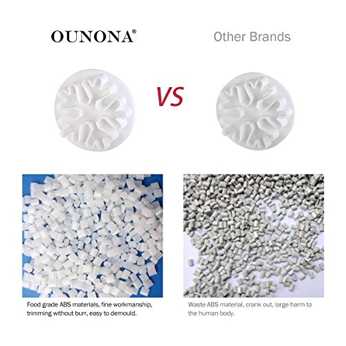 OUNONA 12 Stück Fondant Ausstecher Rosen Ausstecher Ausstechformen Set für Tortendekoration - 5