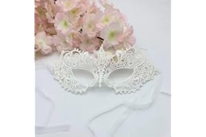 JCSTEU Mascarada Máscara Sexy Mujer Fashion Cortado con Láser para Metal Partido Cosplay Veneciano Máscara