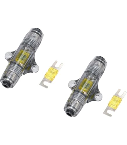 Fusibles AGU 70A Plaqués Or - 5 Pièces Pour Protection électrique Auto & Audio