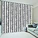 Produktbild LLPZ Vorhang Polyester Weißdorn Musterdruck Wohnzimmer Einfache Mode Bietet Eine Warme Atmosphäre Ohne Stange 2xL175xH140cm
