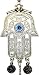 Produktbild Amulett/Talisman zum Aufhängen mit türkischer Hand der Fatima und blauem Auge gegen den bösen Blick, Glücksbringer