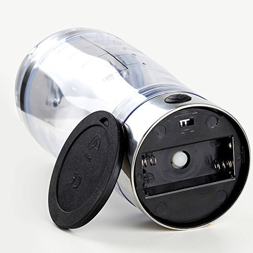 Tragbare selbstrührende Tasse für Kaffee Tee Obstsaft Protein Shaker Mehrzweckmischer Tornado Mixer Batteriebetriebene 450ml Rühren Cup - 4