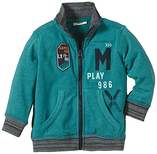 Mexx Baby-Boys K1IDR011 Mini Boys Sweatshirt Sweat Sweatshirt, Green (Rainforest Melange), 6-9 Months (Manufacturer Size: 74)
