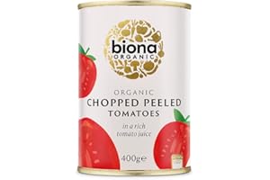 Biona Organic Chopped Tomatoes 400 g (Pack of 12)