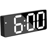 Shinekoo &Ccedil;alar Saat, LED Ekran, Dijital Ayna, Pilli, &Ccedil;ift Ama&ccedil;lı, Erteleme, Gece Modası, Yatak Odası ve Ofis İ&ccedil;in Uygun (Beya