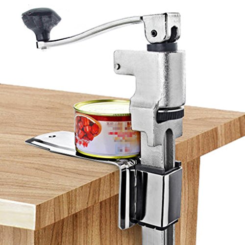 Tischdosenöffner, Yosoo Großer Sicherheitsdosenöffner Dosen Öffner aus Edelstahl für Gastronomie Täglichen Gebrauch