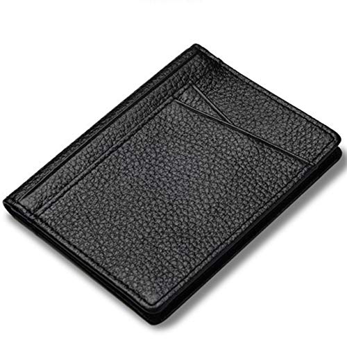 Preisvergleich Produktbild Schlankes Leder-Kreditkartenpaket Zwei Mini-Kreditkartenetuis für den Geldbeutel Minimalistisches Kartenetui für Herren Für bis zu 7 Karten und Banknoten