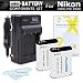 2 Pack Battery And Charger Kit For Nikon COOLPIX P900 P610 P600 B700 Digital Camera Includes 2 Extended Replacement (2200Mah) EN-EL23 Batteries + Ac/Dc Rapid Travel Charger + Screen Protectors RS.3543.00