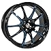 Produktbild * 4 brandneuen 17 "x7.0 Calibre Friction Schwarz Blueline Alufelgen für Ford Audi Volkswagen Volvo Honda Peugeot Sitz Skoda
