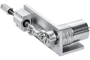 AZSSMUK Elektrischer Linearmotor, Gleichstrom 12 V 24 V Lineartechnik-Aktuatoren, mit Hub 12 mm,16 mm, 20 mm für DIY Design Maschine Spritzen Maschine