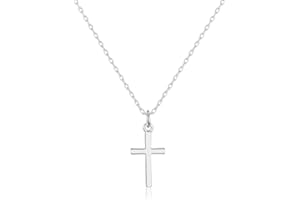 Philip Jones Silver Plated Cross Necklace