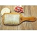 Hibote Wooden Paddle Brush Wooden Hair Care Spa Massage Comb Anti-static Comb