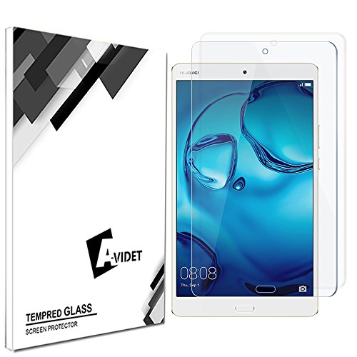 Huawei MediaPad M3 8.4 Schutzfolie, AVIDET Gehärtetem Glas Displayschutzfolie Screen Protector für Huawei MediaPad M3 8.4 - 9H Hardness aus gehärtetem Glas
