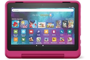 Kindgerechte Hülle von Amazon für das Fire HD 8-Tablet (nur kompatibel mit der 12. Generation, 2022), Regenbogen-Design