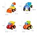 YIXIN Engineer Trucks Tractor Mixer Dumper Car Children Boys Instructive Toy Set of 4
