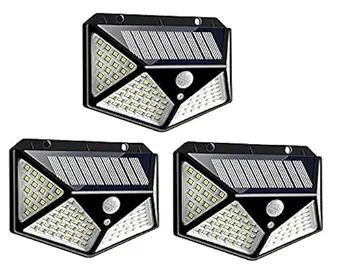 Ardith Ardith 100 LED Bright Outdoor Security Lights with Motion Sensor Solar Powered Wireless Waterproof Night Spotlight for Outdoor/Garden Wall, Solar Lights for Home (3)