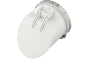 SISINKAL Valvola di non ritorno di scarico, copertura per tubi di drenaggio in PVC, anti-odore, 50-160 mm, filtro anti-insetti per acqua piovana per scarichi esterni da giardino (110 mm)