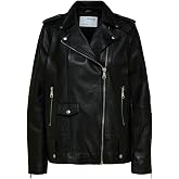 SELECTED FEMME Female Leather Jacket Oversize Leather jacket
